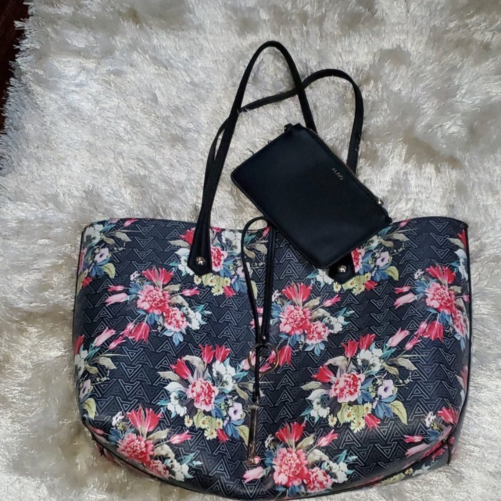 Beautiful ALDO Floral Tote Bag